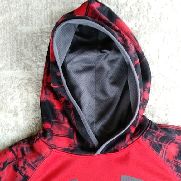 Under Armour Pullover Hoodie Fleece Lined Coldgear Loose - Picture 4 of 14